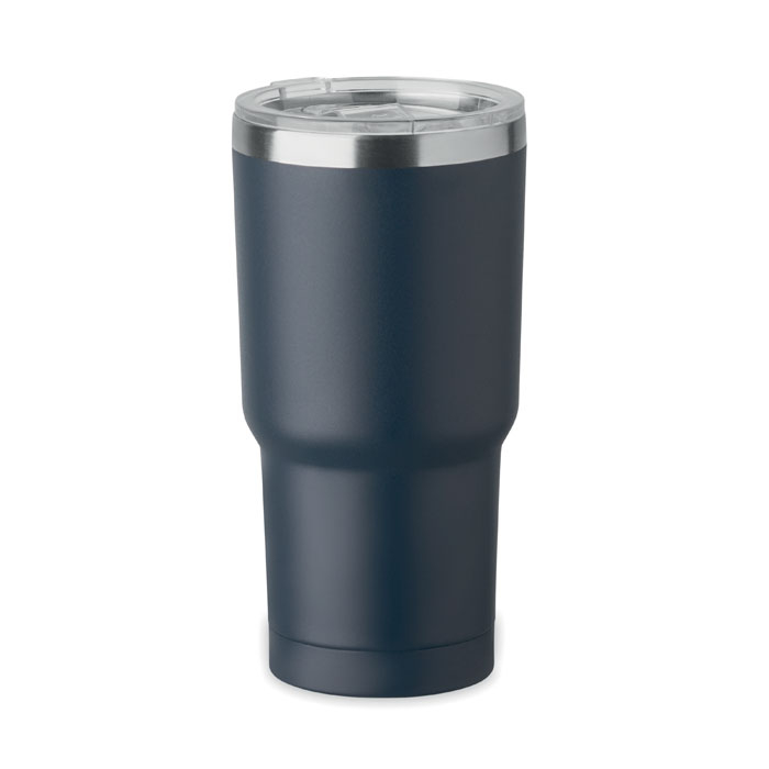 Gobelet personnalisé 550 ml en inox recyclé Sum Bleu marine